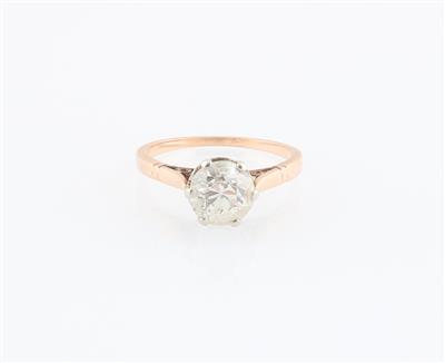 Altschliffbrillantsolitär Ring ca. 1,40 ct - Diamonds Only