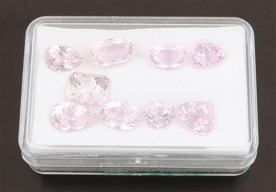 Neun lose Kunzite 28,76 ct - Exklusive Farbsteine