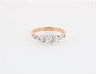 Brillantring zus. ca. 0,90 ct - Diamonds Only