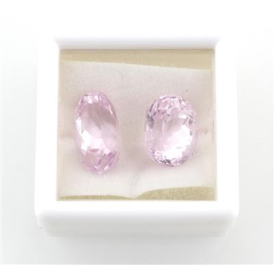 2 lose Kunzite zus. 11,29 ct - Gioielli