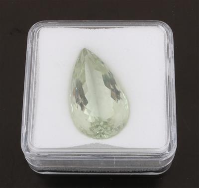 Loser Prasiolith 19,10 ct - Exklusive Farbsteine