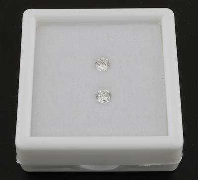 2 lose Brillanten zus. 0,48 ct I-J/si-p1 - Diamonds Only