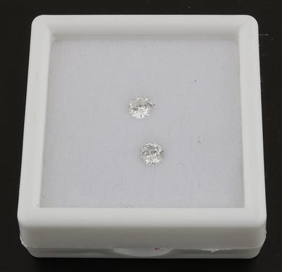 2 lose Brillanten zus. 0,51 ct H-I/p2 - Diamonds Only