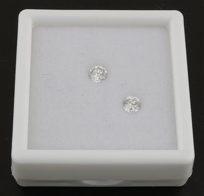 2 lose Brillanten zus. 0,67 ct H-J/p1-p2 - Diamonds Only