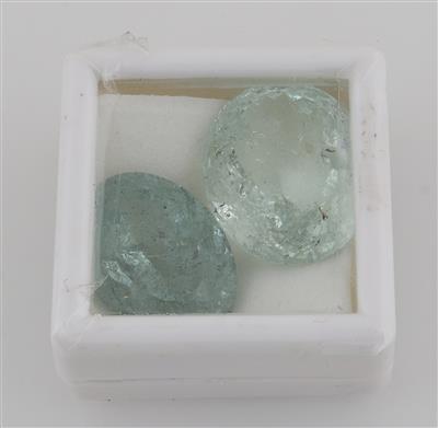 2 lose Berylle zus. 55,77 ct - Diamanti e pietre preziose esclusivi
