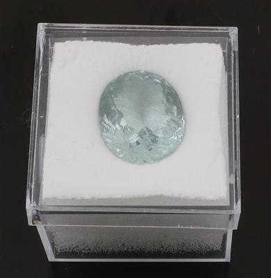 Loser Aquamarin 7,36 ct - Exklusive Farbsteine