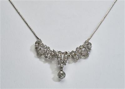 Altschliffdiamant Collier zus. ca. 10 ct - Diamonds Only