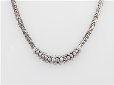 Brillantcollier zus. ca. 1,10 ct - Diamonds Only