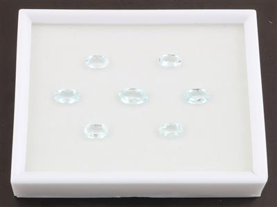 7 lose Aquamarine zus.11,45 ct - Exkluzivní diamanty a drahokamy