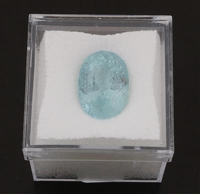 Loser Aquamarin 8,09 ct - Exklusive Farbsteine