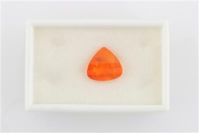 Loser Feueropal 5,41 ct - Exklusive Farbsteine