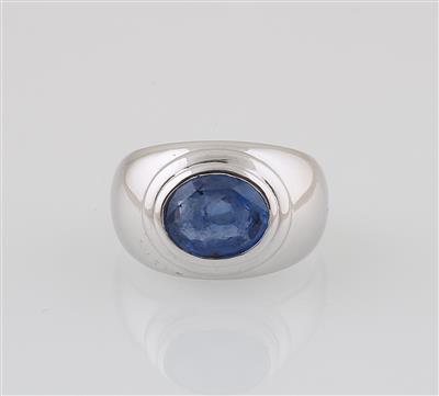 Ring mit unbehandeltem Saphir ca. 3,80 ct - Diamanti e pietre preziose esclusivi