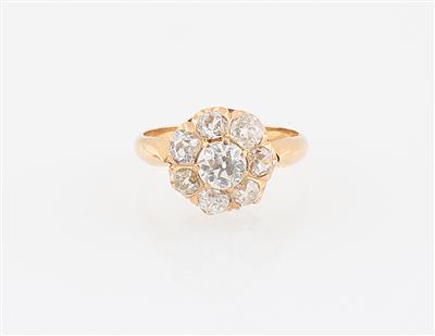 Altschliffdiamant Ring zus. ca. 1,40 ct - Diamonds Only