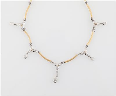 Diamantcollier zus. ca. 3,40 ct - Diamonds Only