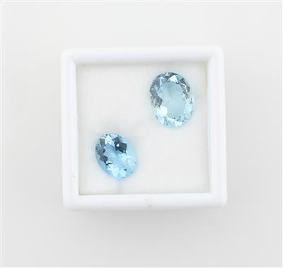 2 lose Aquamarine zus. 8,39 ct - Exkluzivní diamanty a drahokamy