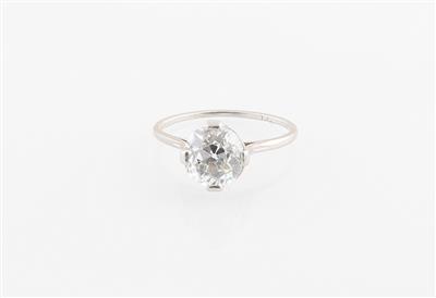 Altschliffdiamant Solitär Ring ca. 3,50 ct - Diamonds Only