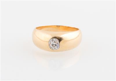 Altschliffdiamantsolitär Ring ca. 0,60 ct - Diamonds Only