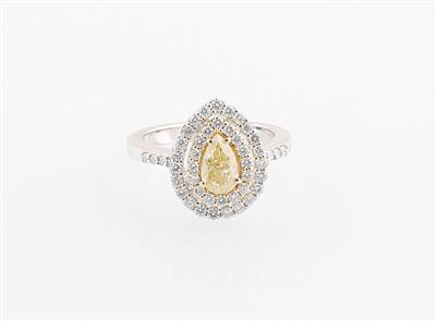 Natural Fancy Yellow Diamantring 1,02 ct - Diamonds Only