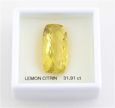 Loser Lemon Citrin 31,91 ct - Exklusive Farbsteine