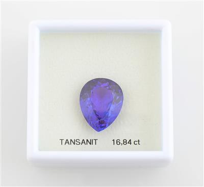 Loser Tansanit 16,84 ct - Exquisite jewellery