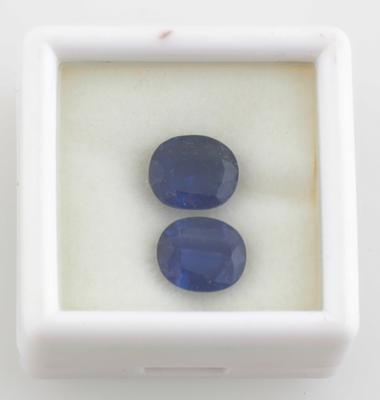 2 lose Saphire zus. 3,64 ct - Exklusive Farbsteine