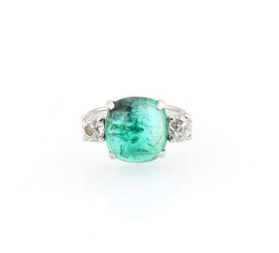 Diamant Smaragdring - Diamanti e pietre preziose esclusivi
