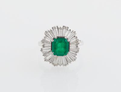 Smaragd Diamantring - Exklusive Farbsteine