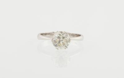Altschliffbrillant Solitär Ring ca. 3,50 ct - Diamonds Only