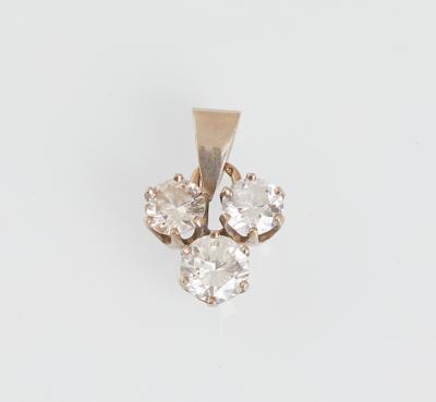 Brillantanhänger zus. ca. 2 ct - Diamonds Only