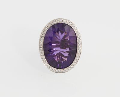 Amethystring ca. 35 ct - Exquisite jewellery