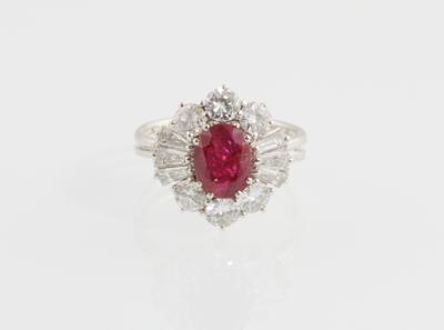Brillant Diamant Rubinring - Gioielli scelti
