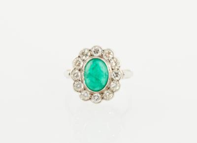 Brillant Smaragdring - Exclusive Gemstones