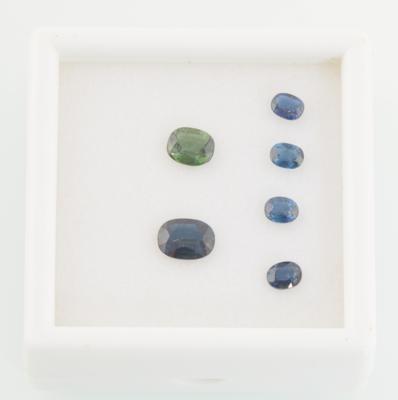 Lot aus losen Saphiren zus. ca. 4,25 ct - Exclusive Gemstones