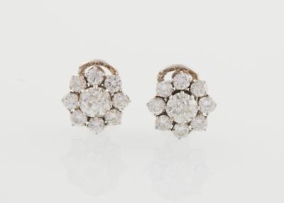 Brillant Ohrclips zus. ca. 4,20 ct - Diamonds Only