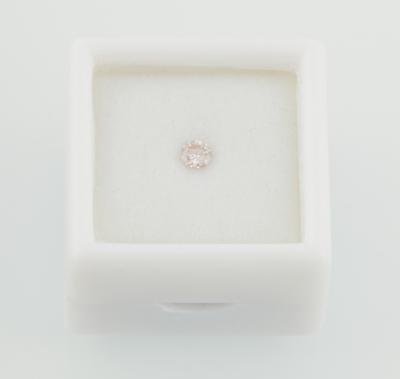 Natural Fancy Light Brownish Pink Brillant 0,18 ct - Diamonds only