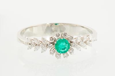 Diamant Smaragd Armreif - Exkluzivní šperky