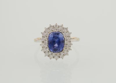 Saphirring ca. 3,50 ct - Exquisite gemstones