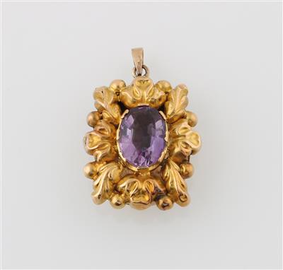 Amethyst Medaillon - Goldrichtige Weihnachtsgeschenke