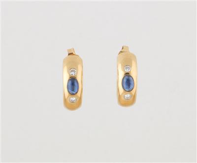 Brillant Saphir Ohrringe - Jewellery