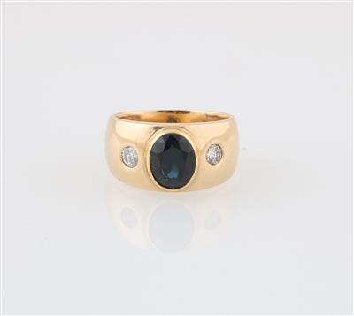 Brillant Saphir Ring - Goldrichtige Weihnachtsgeschenke