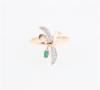 Brillant Smaragd Ring - Goldrichtige Weihnachtsgeschenke