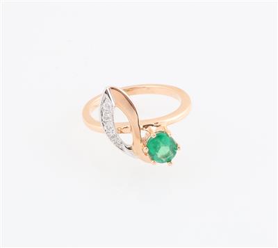 Brillant Smaragd Ring - Goldrichtige Weihnachtsgeschenke