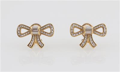 Diamant Ohrclips zus. ca. 1,40 ct - Klenoty