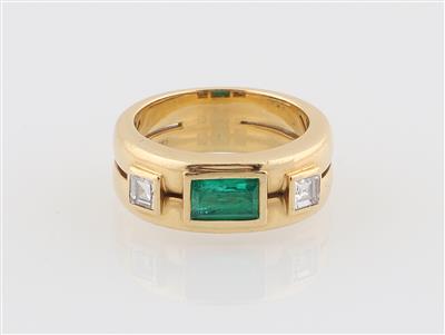 Diamant Smaragdring - Gioielli