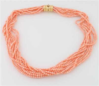 Korallen Halskette - Goldrichtige Weihnachtsgeschenke