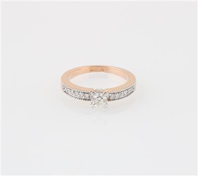 Brillantring zus. ca. 0,30 ct - Goldrichtige Schmucktrends