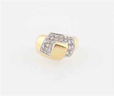 Brillantring zus. ca. 0,60 ct - Goldrichtige Schmucktrends