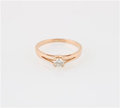 Brillantsolitär Ring ca. 0,20 ct - Goldrichtige Schmucktrends