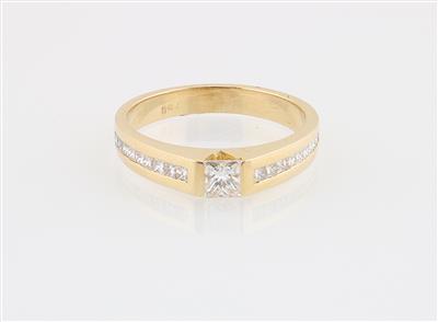 Diamantring zus. ca. 0,70 ct - Gioielli