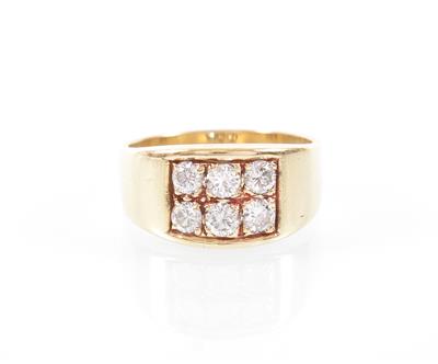 Brillantring zus. ca. 0,80 ct - Schmuck